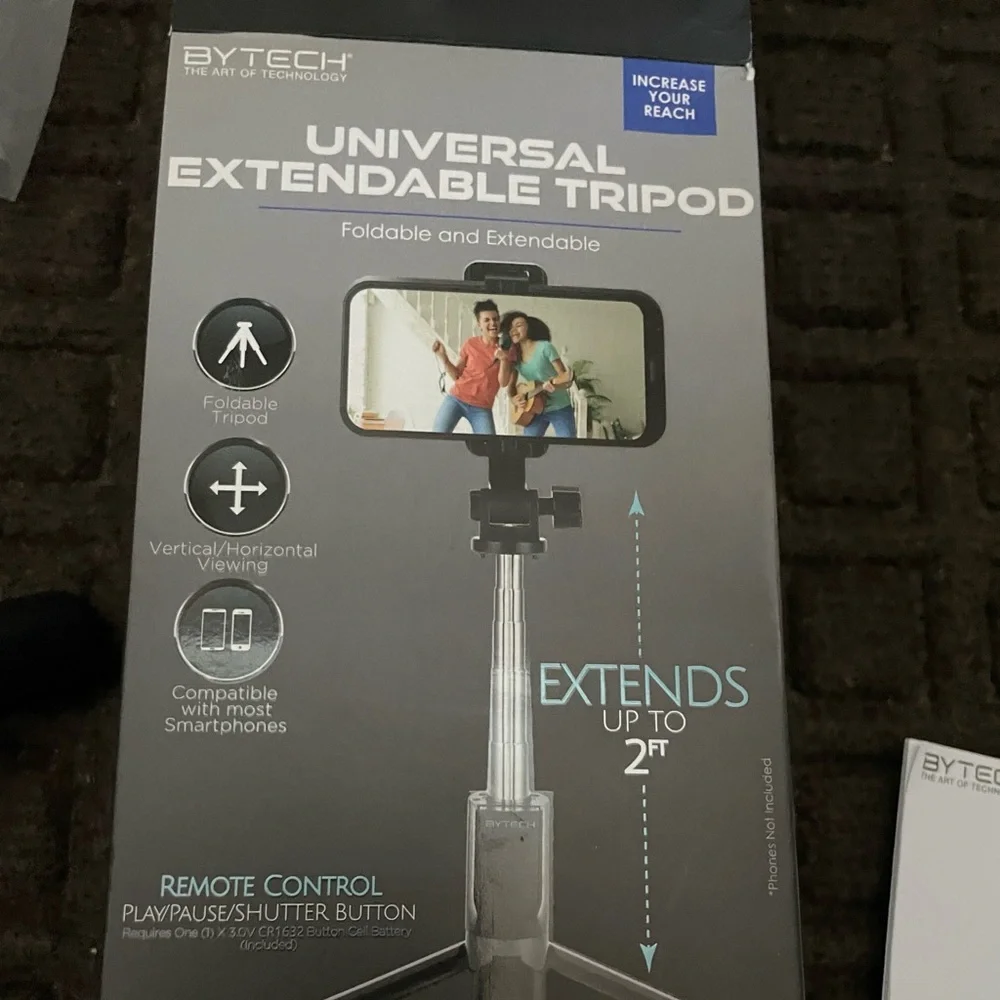 Bytech Universsl Threads Extendable Tripod up to 2 feet